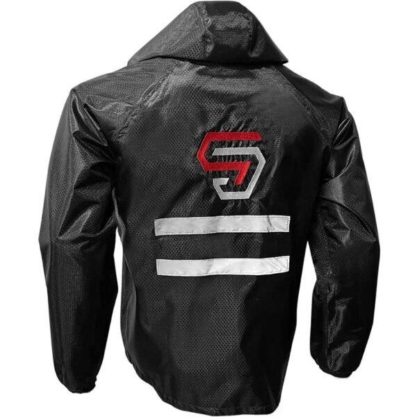 Chaqueta doble faz 100% impermeable y reflectiva para moto - Image 2