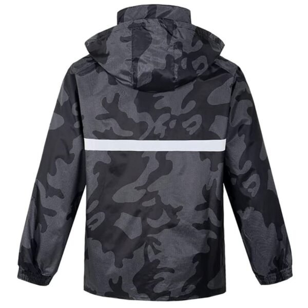 Impermeable para moto tipo sudadera camuflado - Image 3