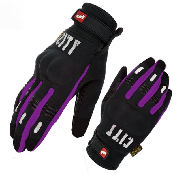 Guantes city para motociclistas