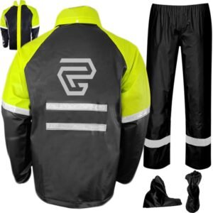 Impermeable para moto PVC alto calibre con reflectivos