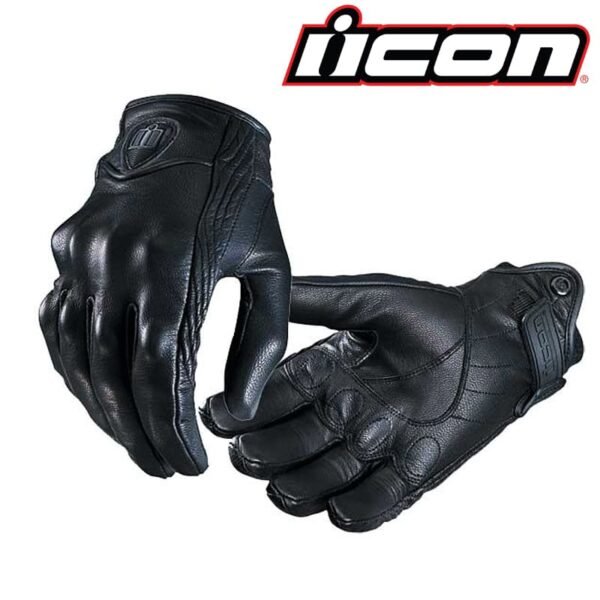 Guantes de cuero para moto Icon Pursuit - Image 3