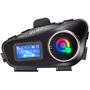 Intercomunicador para casco Q58Max para moto Biker luxury