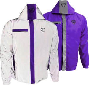 Chaqueta doble faz para dama motociclistas biker luxury