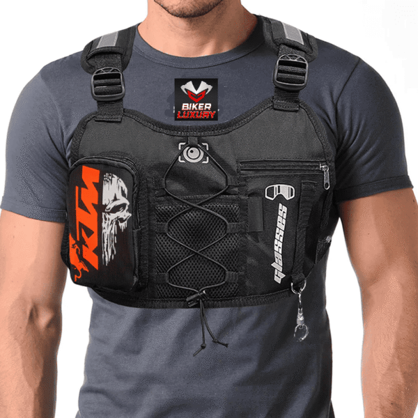 Chaleco Porta Celular para Moto | Pechera Biker Luxury - Image 2
