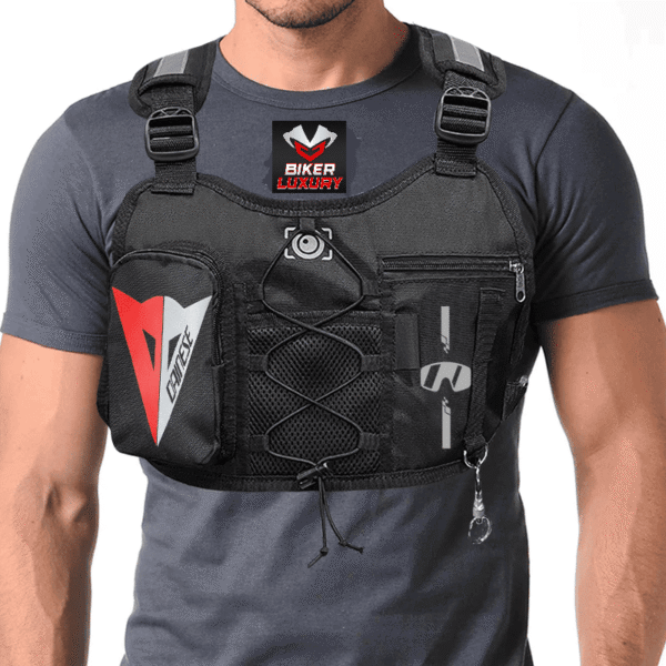 Chaleco Porta Celular para Moto | Pechera Biker Luxury - Image 5