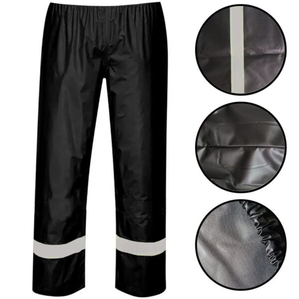 Pantalón impermeable para moto en PVC alto calibre Biker Luxury