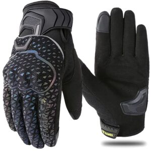 Guantes reflectivos de protección para moto Biker luxury