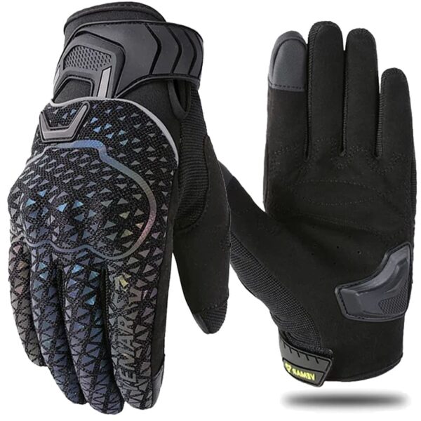 Guantes reflectivos de protección para moto Biker luxury