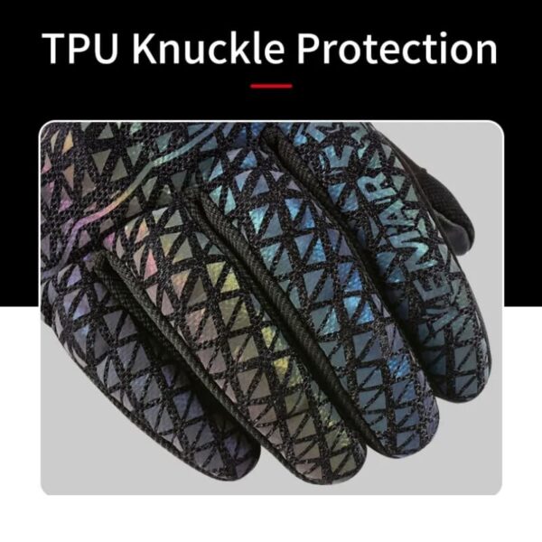 Guantes reflectivos de protección para moto Biker luxury