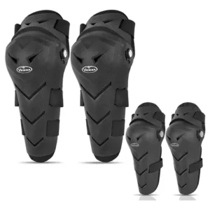 Rodilleras y coderas Vemar para motociclistas- diseño ergonómico y articulado