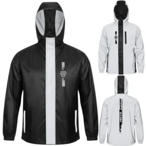 chaqueta doble faz impermeable y reflectiva